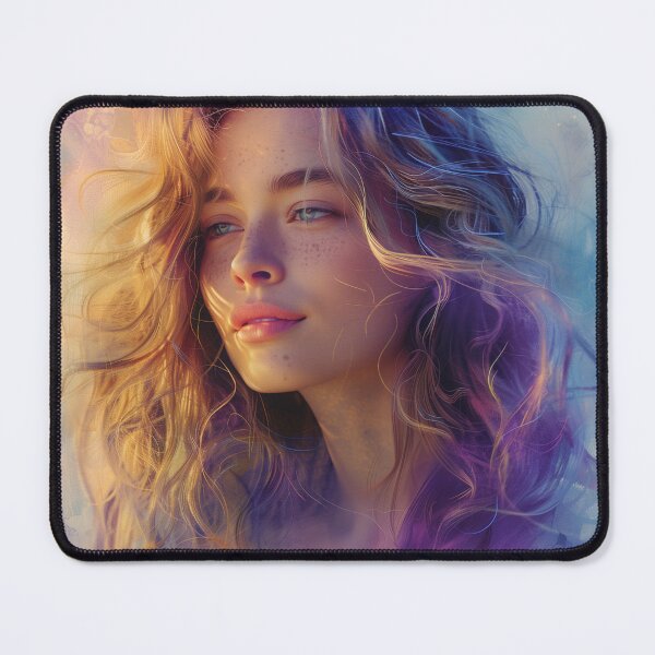 Item preview, Ethereal Girl in Dreamlike Hues designed and sold by palmyst.