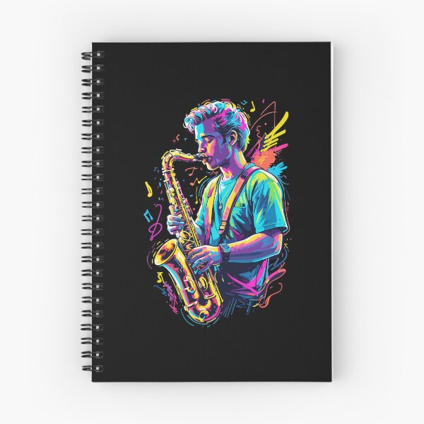 Item preview, Funny saxophone design for jazz music lovers designed and sold by LuminOrb.