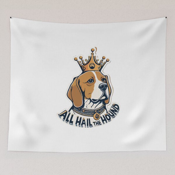 Item preview, Majestic Beagle Royalty - All Hail The Hound designed and sold by NiftyWrx.
