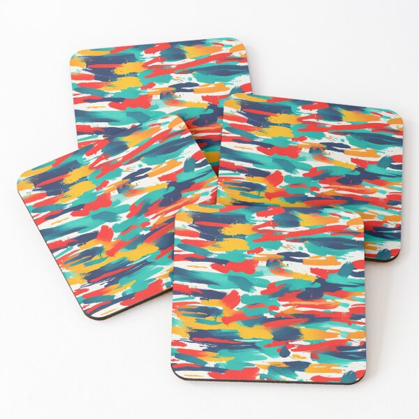 Item preview, Abstract Colorful Paint Brush Strokes designed and sold by calibrit.