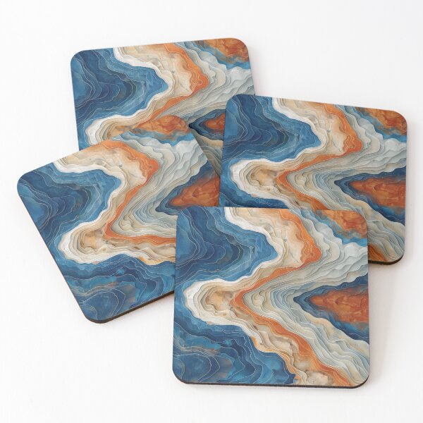 Item preview, Geologic Strata Abstract Terrain designed and sold by palmyst.