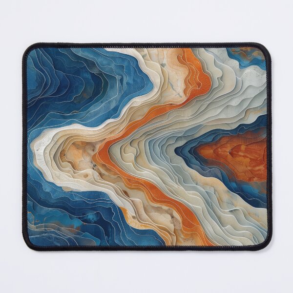 Item preview, Geologic Strata Abstract Terrain designed and sold by palmyst.