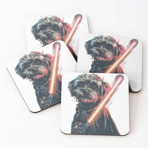 Item preview, Doggo With Red Lightsaber designed and sold by NicolasGlowArt.