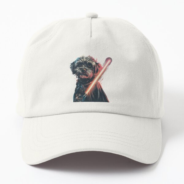 Aperçu de l'œuvre Doggo avec un sabre laser rouge créée et vendue par NicolasGlowArt.