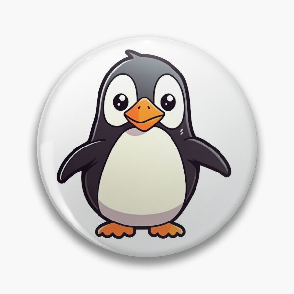 Item preview, Cute Happy Baby Penguin 2 Hand drawn Illustration designed and sold by Cutepix.