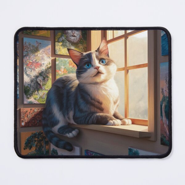 Item preview, CUTE HIROSHIGE CAT IN WINDOW designed and sold by Obinne.