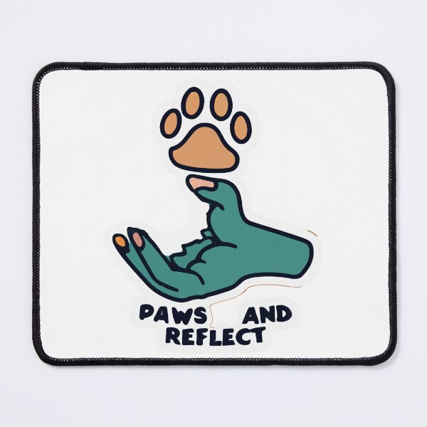 Item preview, Paws and Reflect - Hound and Human Friendship designed and sold by NiftyWrx.
