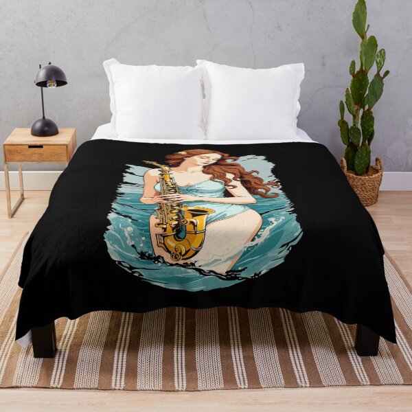 Item preview, Vintage Venus Art Funny Saxophone Jazz Music designed and sold by LuminOrb.