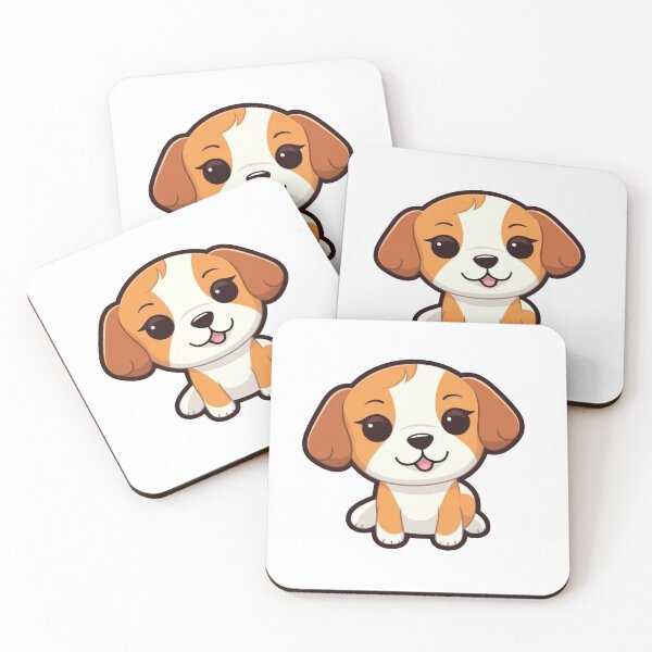 Item preview, Puppy Dog Cute Kawaii Chibi cartoon pet animal designed and sold by Cutepix.