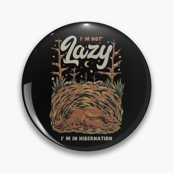 Item preview, Hibernate in Style with Lazy Bear Illustration designed and sold by weervector.