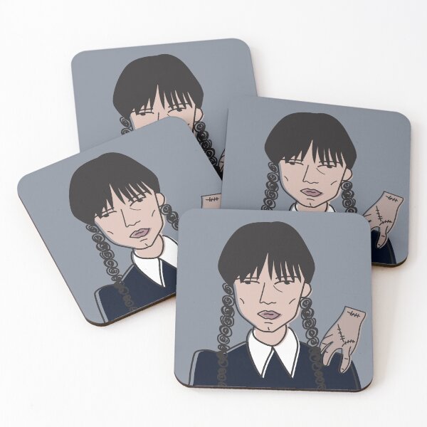 Item preview, Jenna Ortega as Wednesday Addams Portrait in Weirdtual Reality designed and sold by Weirdtual.