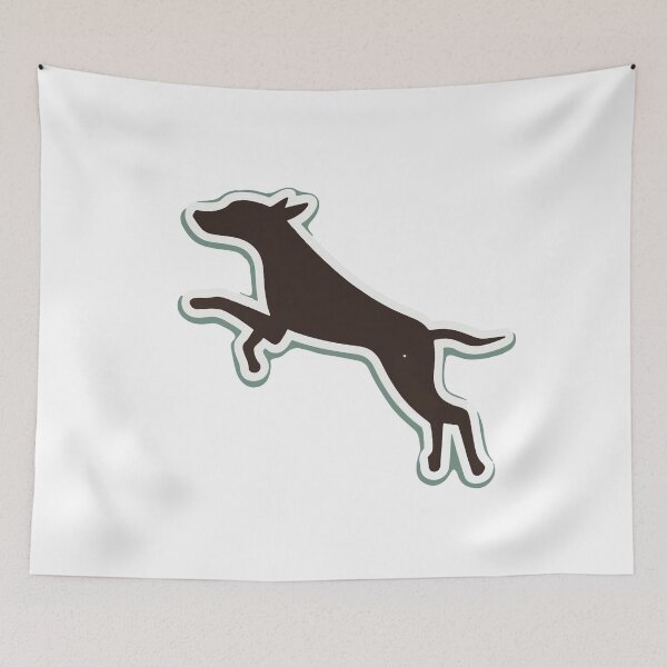 Item preview, Joyful Hound Silhouette Minimalist Design designed and sold by NiftyWrx.