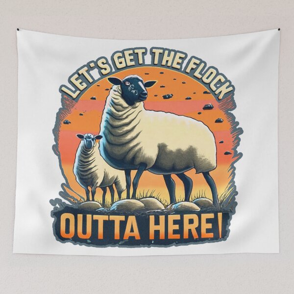 Item preview, flock outta here designed and sold by jnsmerchstore.