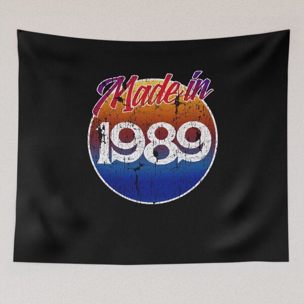Item preview, Made In 1989 80s 29th Birthday Funny Colored Gift designed and sold by roarr.
