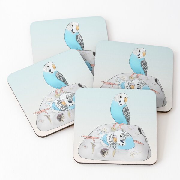 Item preview, Cute Budgies designed and sold by meruesan.