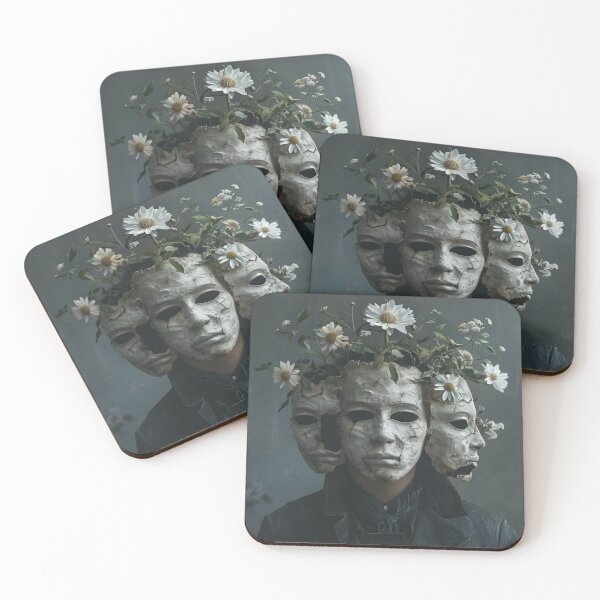 Item preview, Masks of Nature and Human Duality designed and sold by palmyst.