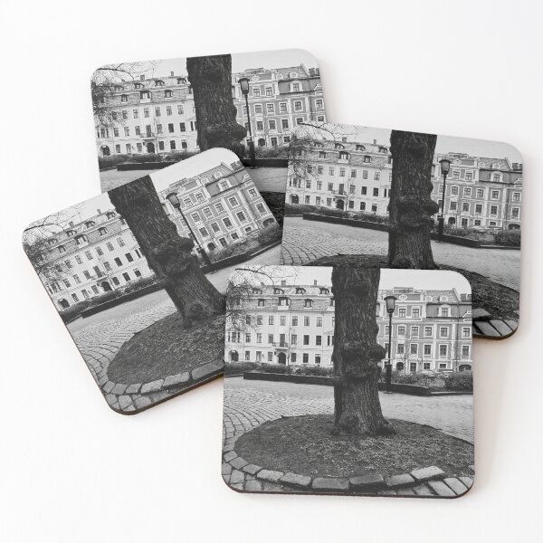 Item preview, The tree in the middle. Riga 2024 bw designed and sold by Jouko Lehto Photography.