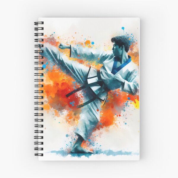 Item preview, taekwondo in watercolor designed and sold by paulrommer.