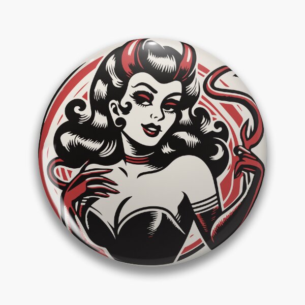 Item preview, Retro Devil Girl designed and sold by Texterns.