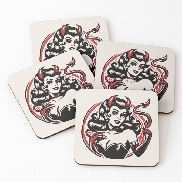 Item preview, Retro Devil Girl designed and sold by Texterns.