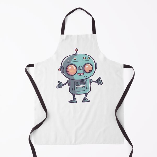 Item preview, Robot 2 Cute Kawaii Chibi Cartoon Hand Drawn Illustration designed and sold by Cutepix.