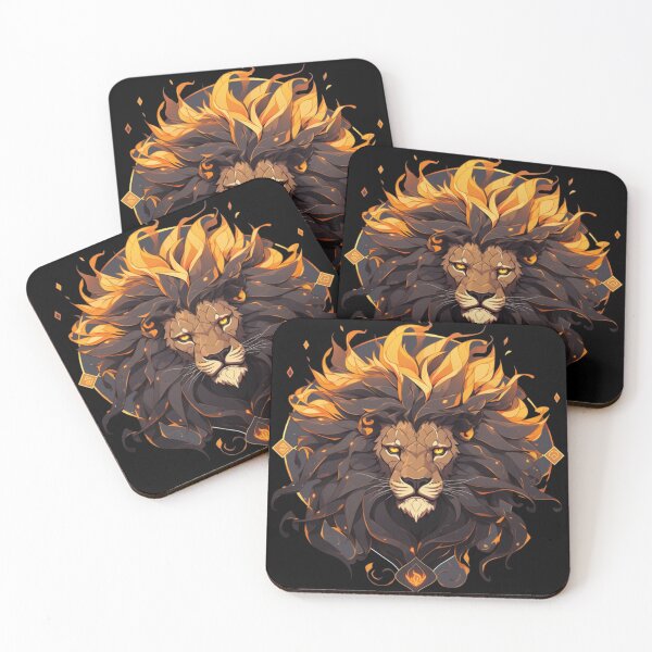 Item preview, Decorative Flaming Lion  designed and sold by jenmountainen.