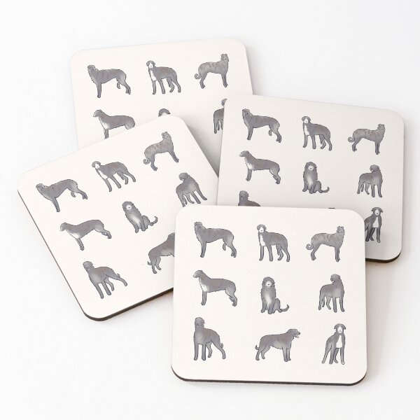Item preview, Cute irish wolfhound pack  designed and sold by Mayarart.