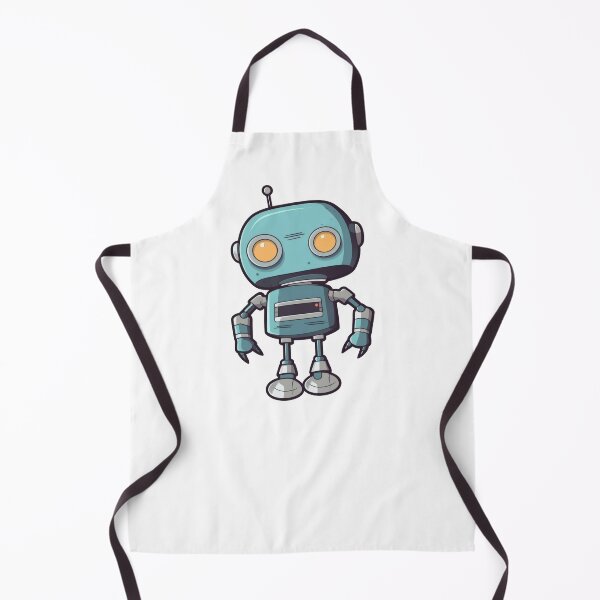 Item preview, Robot 3 Cute Kawaii Chibi Cartoon Hand Drawn Illustration designed and sold by Cutepix.