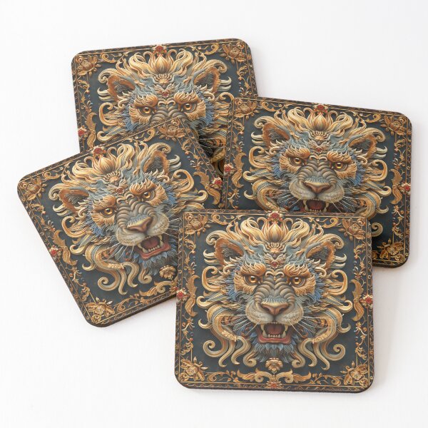 Item preview, Regal Lion in Ornate Baroque Splendor designed and sold by palmyst.