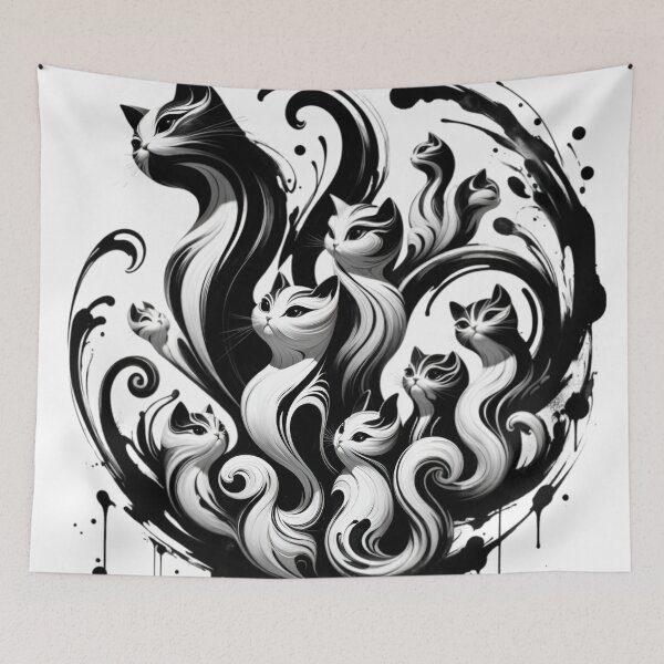Item preview, Vortex of Paws: The Cat Conclave designed and sold by mahajone.
