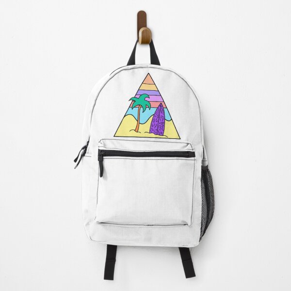 Item preview, Triangle With A Palm Tree And Surfboards: Enjoy Summer And The Beach With This Design designed and sold by Luxuriously.