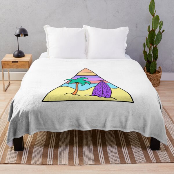 Item preview, Triangle With A Palm Tree And Surfboards: Enjoy Summer And The Beach With This Design designed and sold by Luxuriously.