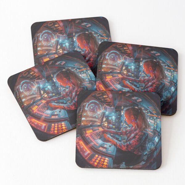Item preview, Futuristic Command Center with a Pilot designed and sold by palmyst.