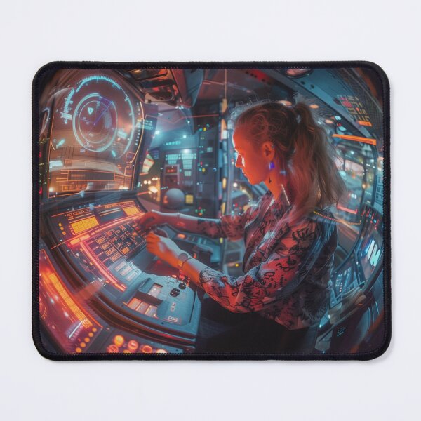 Item preview, Futuristic Command Center with a Pilot designed and sold by palmyst.