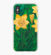 Daffodils at Dark iPhone Case