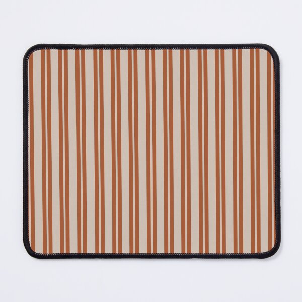 Item preview, Rust Clay and Putty Classic Double Stripe Pattern designed and sold by kierkegaard.
