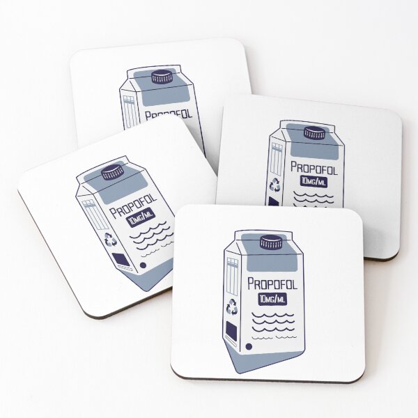 Item preview, Anesthesiology Propofol Milk Anesthesia Medical Funny Design White designed and sold by The Remi Reserve.
