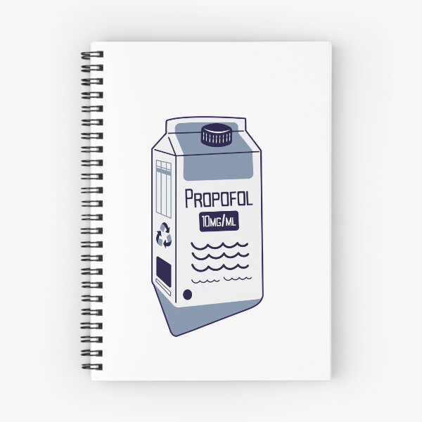 Item preview, Anesthesiology Propofol Milk Anesthesia Medical Funny Design White designed and sold by The Remi Reserve.