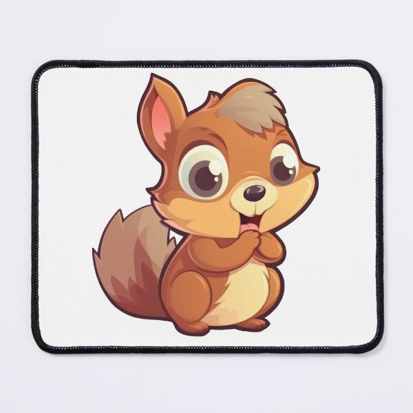 Item preview, Squirrel 2 Cute Kawaii Chibi cartoon pet animal designed and sold by Cutepix.