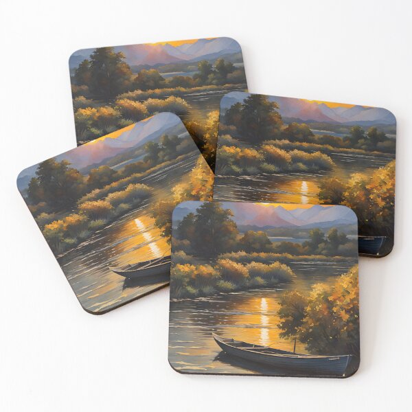 Item preview, Sunset on the river designed and sold by Newrealis.