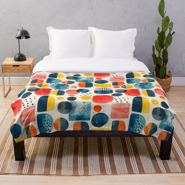 Item preview, Geografía colorida vintage designed and sold by P&U Fabric.