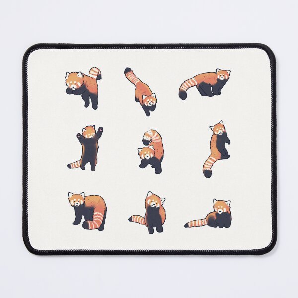 Item preview, red panda pack designed and sold by Mayarart.