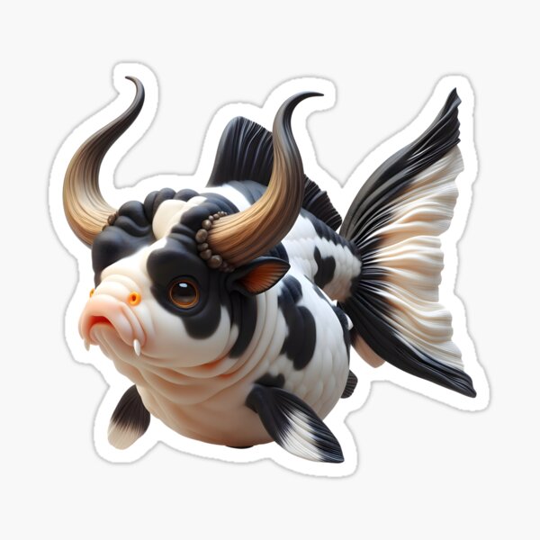 Vista previa del artículo con la obra «Ranchu estilo vaca», diseñado y vendido por GRGDRAW.