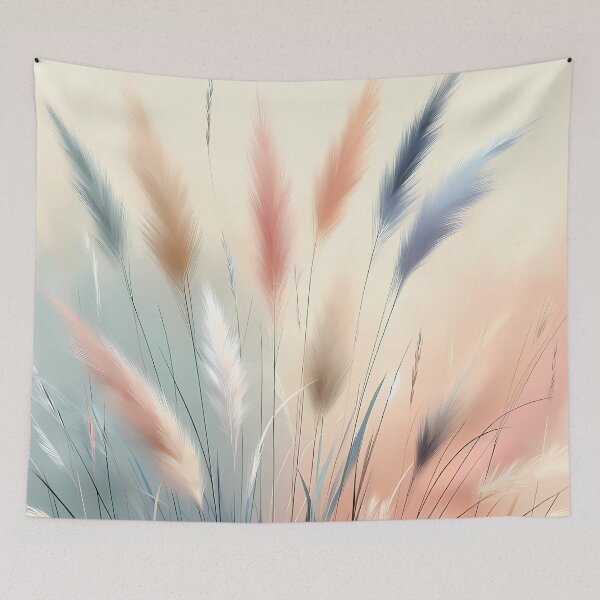 Item preview, Colourful long grasses.  designed and sold by ShazellArt.