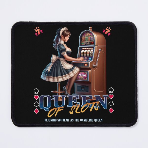 Item preview, Queen of the slotmachine - Casino vibes - slotmachines - Gambling art - Gambling graphic designed and sold by JansenGS.