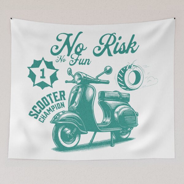 Item preview, No Risk No Fun designed and sold by Hairball-Pets.