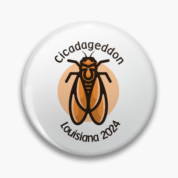 Artikelvorschau, Cicadageddon Louisiana 2024 entworfen und verkauft von EmeraldeaArt.