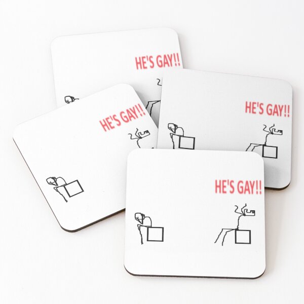Item preview, He's Gay!! designed and sold by Kyra-Lautier.