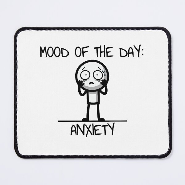 Item preview, Mood of The Day: Anxiety - Stickman Crew #27 designed and sold by TheRumblingNerd.
