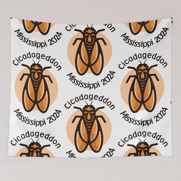 Item preview, Cicadageddon Mississippi 2024 designed and sold by EmeraldeaArt.